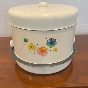 Vintage Atomic Starburst Cake Carrier